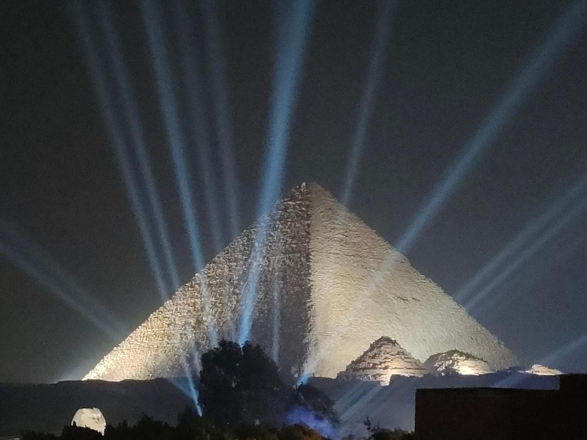 Anubis Kingdom Pyramids Vandrarhem Kafret el-Gabal Exteriör bild