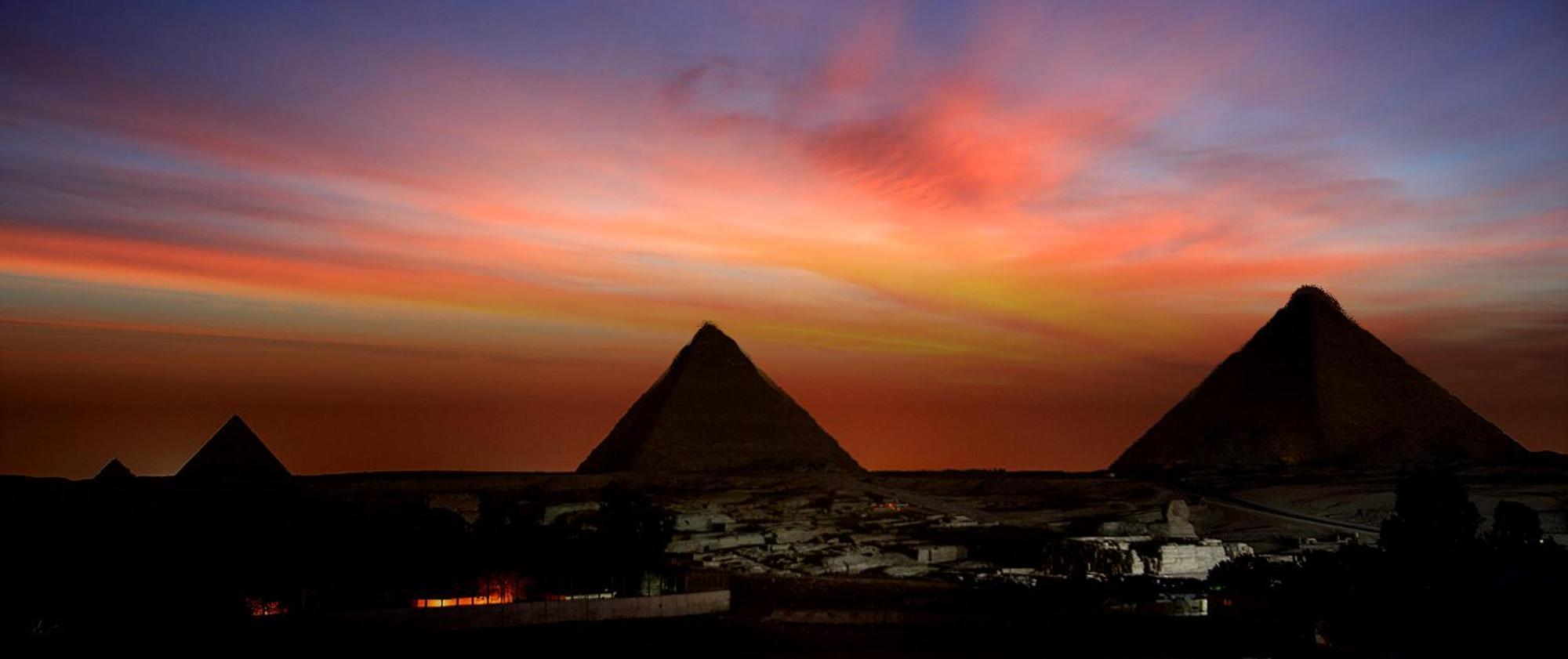 Anubis Kingdom Pyramids Vandrarhem Kafret el-Gabal Exteriör bild